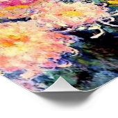 Bed van chrysanten van Monet Perfect Poster (Hoek)
