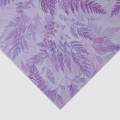 Bed van Ferns Lavender Tropisch Weefselpapier Tissuepapier (Detail)