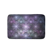 Bed van Flowers Trendy Shiny Abstract Fractal Art Badmat (Voorkant)