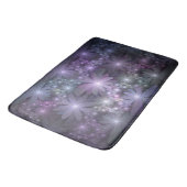 Bed van Flowers Trendy Shiny Abstract Fractal Art Badmat (Gekanteld)