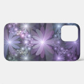 Bed van Flowers Trendy Shiny Abstract Fractal Art Case-Mate iPhone Case (Achterkant (horizontaal))