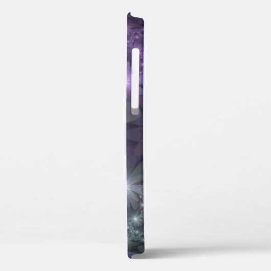 Bed van Flowers Trendy Shiny Abstract Fractal Art Case-Mate iPhone Case (Achterkant / Links)