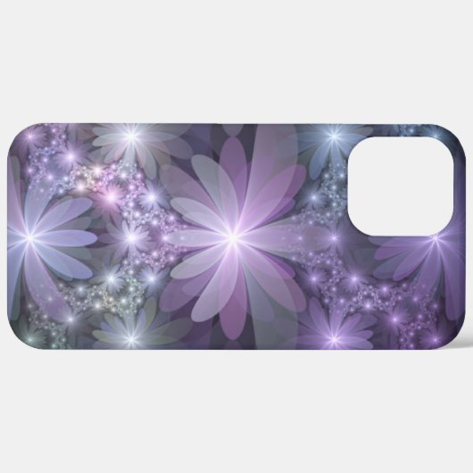 Bed van Flowers Trendy Shiny Abstract Fractal Art Case-Mate iPhone Case (Achterkant (horizontaal))