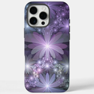 Bed van Flowers Trendy Shiny Abstract Fractal Art iPhone 16 Pro Max Hoesje
