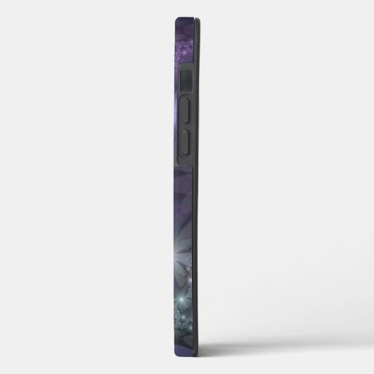 Bed van Flowers Trendy Shiny Abstract Fractal Art Case-Mate iPhone Case (Achterkant / Links)