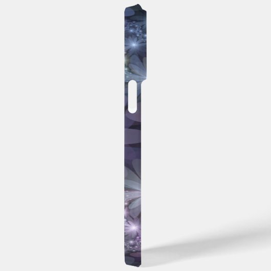 Bed van Flowers Trendy Shiny Abstract Fractal Art Case-Mate iPhone Case (Achterkant / Rechts)