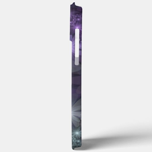 Bed van Flowers Trendy Shiny Abstract Fractal Art Case-Mate iPhone Case (Achterkant / Links)