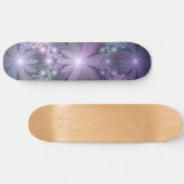 Bed van Flowers Trendy Shiny Abstract Fractal Art Persoonlijk Skateboard (Horizontaal)