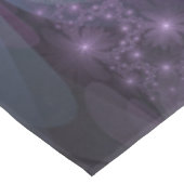 Bed van Flowers Trendy Shiny Abstract Fractal Art Tafelkleed (Gekanteld)