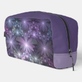 Bed van Flowers Trendy Shiny Abstract Fractal Art Toilettasje (Rechterhoek)