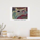 Bed van Henri de Toulouse-Lautrec Poster (Keuken)