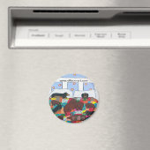 Bed vol met teckels magneet (Insitu (Vaatwasser))