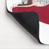 Bed White Mousepad Muismat (Hoek)