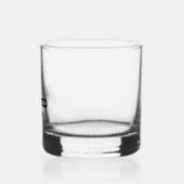 bedacht whisky glas (Links)