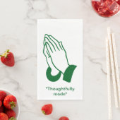 "Bedachtzaam gemaakt" bidhanddoek Servet (Insitu)