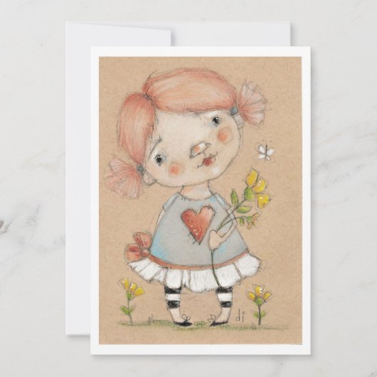 Bedachtzaam - Lijst-able Notecard/Print Kaart (Voorkant)