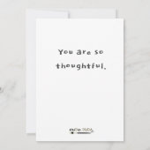 Bedachtzaam - Lijst-able Notecard/Print Kaart (Achterkant)