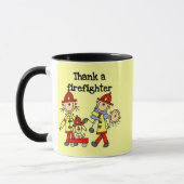 Bedank een brandweerman mok (Links)