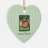 Bedank een wetenschapsleraar, Apple Keramisch Ornament (Rechts)