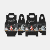 Bedank je bemanning met Pirate Santa Party schatte Bedankdoosjes (Uitgevouwen)