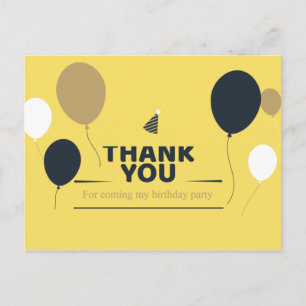 BEDANK JE BIRTHDAY BRIEFKAART