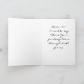 *BEDANK JE* DAT JE ER BINNEN ME NOODZAKELIJK WAS BEDANKKAART (Binnen)