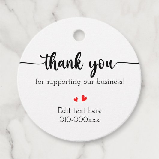 Bedank je Favoriet Label (Voorkant)