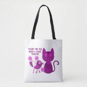 BEDANK JULLIE CANVAS TAS (Voorkant)