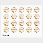 Bedank Sticker – Herfstbladeren Ontwerp voor Verpa (Vel)