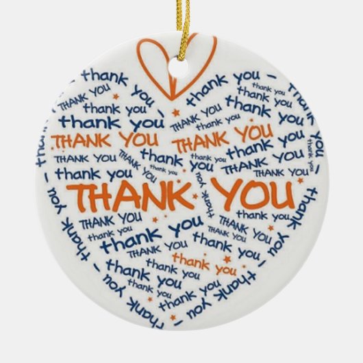 *BEDANK U* AAN IEMAND SPECAIL CHRSITMAS Ornament (Voorkant)