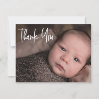 BEDANK U aangepaste Baby-foto