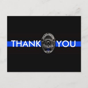 BEDANK U BRIEFKAART VOOR POLITIE