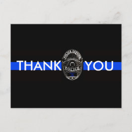 BEDANK U BRIEFKAART VOOR POLITIE
