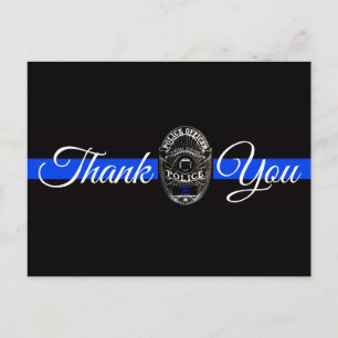 BEDANK U BRIEFKAART VOOR POLITIE