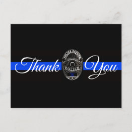 BEDANK U BRIEFKAART VOOR POLITIE