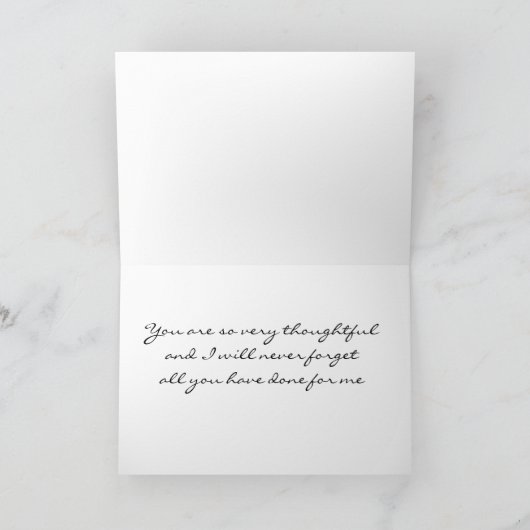 "BEDANK U" MET HEARTFELT-BERICHT DANK U MET DE KAA BEDANKKAART (Binnen)