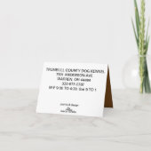 BEDANK U VAN DE ROND BEDANKKAART (Achterkant)