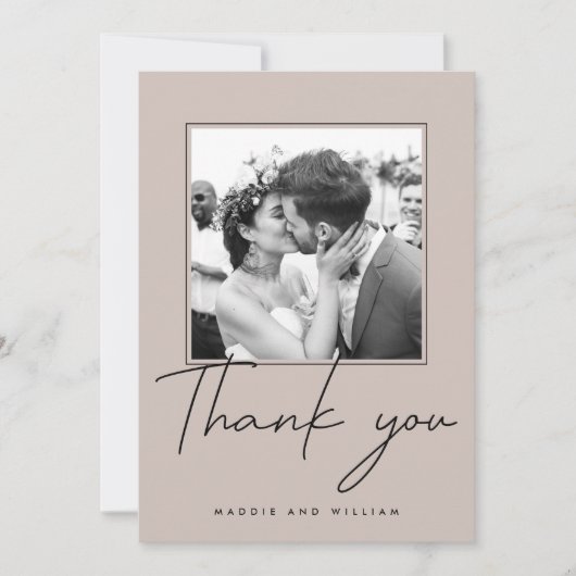 BEDANK U Voeg uw foto's toe (Voorkant)