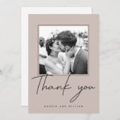 BEDANK U Voeg uw foto's toe (Voorkant / Achterkant)