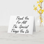 **BEDANK U** VOOR HET ZIJN **U** KAART (Gele Bloem)