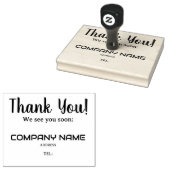 BEDANK U ziet u binnenkort, zakelijke klant Rubberstempel (Gestempeld)