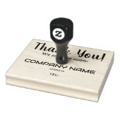 BEDANK U ziet u binnenkort, zakelijke klant Rubberstempel (Stempel)