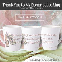 Bedankbedankt aan mijn donor Latte-mok