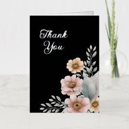 Bedankbloemen Folie Wenskaart