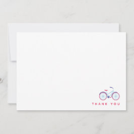 Bedankbrief voor fietstocht bedankkaart