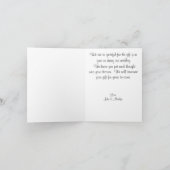 Bedankbrief voor Giraffe Bedankkaart (Binnen)