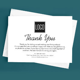 bedankbriefje | Aangepaste Logo Briefpapier