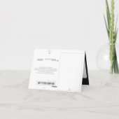 Bedankbriefje - Bijpassend feestuitnodiging voor v Bedankkaart (Achterkant)