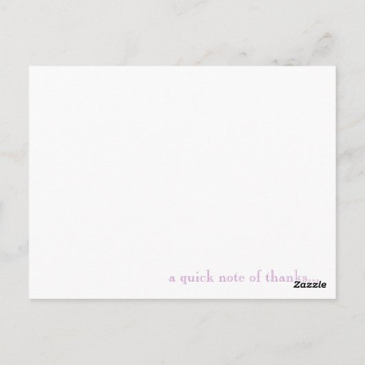 bedankbriefje briefkaart (Achterkant)