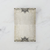 Bedankbriefjes - Gele Zangvogel Kooi Bloemen Bedankkaart (Binnen)